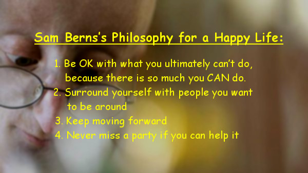 Sam Berns Philosophy for a Happy Life  Motivation Mentalist